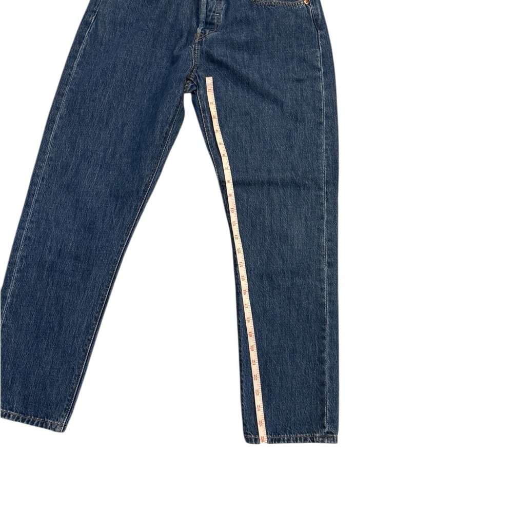 Levi’s 501 Jeans 29x28 Button Fly Straight Leg Medium Wash Denim - Picture 3 of 7